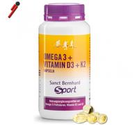 Sanct Bernhard, Omega 3 + Vitamin D3 + K2, 120 cps