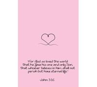 Sanctified Scribbles - John 3:16 Inspirational Journal