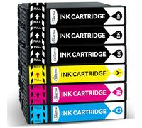 SANCTink Cartucce compatibili per Epson Cartucce d'inchiostro per Epson Workforce WF-2860 WF-2860DWF WF-2865DWF 2880 WF-2880DWF 2885 WF-2885DWF XP-5100 XP-5105 XP-5150,6pack