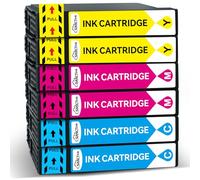 SANCTink cartucce XL ompatibili con XP-5100 per Epson WF 2860 per Workforce WF-2865 WF-2880 WF-2885 Expression Home XP-5105 XP-5150 XP-5155 (2 ciano/magenta/giallo)