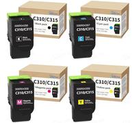 SANCTink Cartuccia toner C310 C315 compatibile per 006R04356 006R04357 006R04358 006R04359 C310 C310DNI C310DNIM C315 Stampante laser DNI (C/M/Y/BK, confezione da 4)