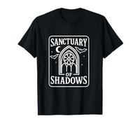 Sanctuary of Shadows Gotico Mistero Scuro Fantasia Grafica Maglietta