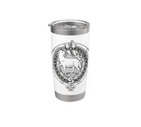 Sanctus Agnus Dei Lamb God Traditional Latin Mass Catholic Bicchiere termico in acciaio inox doppia parete