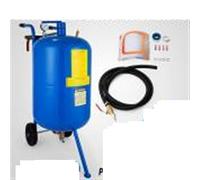 Sand Blaster 10Gal Pot Sandblaster 125 Psi Pressure Sandblasting Kit completo for il trattamento superficiale speciale del materiale(75L Blue)