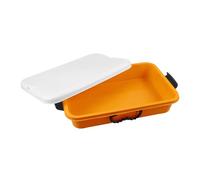 Sand Box Portatile in Plastica con Maniglia, Giallo, 1 Pezzo