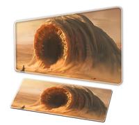 Sand Dune Awakening MousePad/XL Mouse Pad/Non slip Base/Seam Edge/Soft Waterproof/Game Anime Table Pad HD Printing Large Size MousePad Tappeti di mouse per gamers per Pc (A, 39.4x19.6 in)