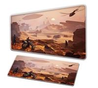 Sand Dune Awakening MousePad/XL Mouse Pad/Non slip Base/Seam Edge/Soft Waterproof/Game Anime Table Pad HD Printing Large Size MousePad Tappeti di mouse per gamers per Pc (E, 31.5x15.7 in)
