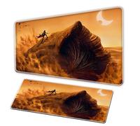 Sand Dune Awakening MousePad/XL Mouse Pad/Non slip Base/Seam Edge/Soft Waterproof/Game Anime Table Pad HD Printing Large Size MousePad Tappeti di mouse per gamers per Pc (F, 35.4x19.6 in)