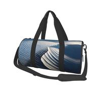 Sand Dune - Borsone da viaggio con stampa increspata, borsa da palestra pieghevole per il fine settimana durante la notte, borsa da donna, grande borsa da cabina per sport e viaggi
