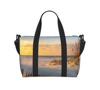 Sand Dunes Stampa Bandiera Italia Borsa Versatile per Viaggi, Borsa a Tracolla a Mano Borsa da Viaggio per ogni tua esigenza