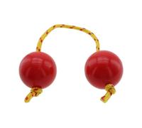 Sand Eggs Asalato African Shakers - Strumento a percussione con punta delle dita, diametro 5 cm, materiale ABS, per musica tradizionale africana, nero/bianco/giallo/rosso/viola