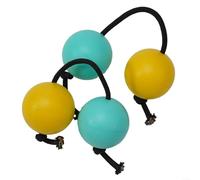 Sand Eggs - Set di percussioni tradizionali africane per un gioco ritmico unico, blu e giallo