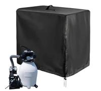 Sand Filter Pump Cover - Outdoor Sand Filter Pump Dust Cover | Waterproof Swimming Pool Protective Equipment With Adjustable Drawstring For Backyard Outdoor Lawn Courtyard Garden Patio