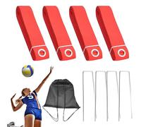 Sand Pallavolo Lines, Court Boundary Markers, 1.97 inch Wide, Sturdy Weather-Resistant Material, Easy Setup Design, Outdoor Sports Accessories for Beach Lawn Garden Park Home Use