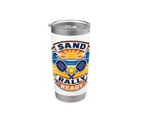SAND RALLY READY Partita con racchette sulla sabbia Bicchiere termico in acciaio inox doppia parete
