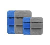 Sand Remover, Beach Cleaner, Travel Wipe, Soft Coral Fleece Texture, Skin Friendly and Portable, Ideal for Vacation Camping Use, 5.51x4.72 Inches, Multicolor, 4 Pieces