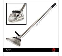 SAND SCOOP ACCIAIO SE-2 EMPOTEC PALA TRAFORATA SETACCIO SABBIA ASTA 100 CM