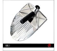 SAND SCOOP ACCIAIO SE-2 EMPOTEC PALA TRAFORATA SETACCIO SABBIA METAL DETECTOR