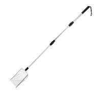 Sand Sifter - Beach Scoop Shovel | Shell Scooper Sand Shovels | Adjustable Sifter Dipper Sand Scoop for Picking Up Sea Rocks Long Handle Sifting Shovel for Beach Finds Metal Beach Scoop