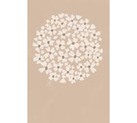 Sand & Stone - Petal Scatter - 6x9” Lined Journal | Cream Paper: Scattered blooms in soft neutrals, a place to catch wandering thoughts.