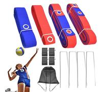 Sand Volleyball Lines, Court Boundary Markers, 1.97 Inch Wide, Sturdy Weather-Resistant Material, Easy Setup Design, Outdoor Sports Accessories for Beach Lawn Garden Park Home Use