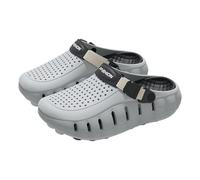 Sandali 2 in 1 da uomo con punta chiusa Ciabatte Zoccoli Antiscivolo Resistente agli odori Traspirante Suola spessa Guida all'aperto Calzature estive da spiaggia