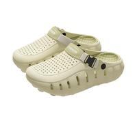 Sandali 2 in 1 da uomo con punta chiusa Ciabatte Zoccoli Antiscivolo Resistente agli odori Traspirante Suola spessa Guida all'aperto Calzature estive da spiaggia