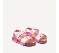 Geox J Adriel Girl D, Sandalo, Dk Pink/Lt Yellow, 33 EU