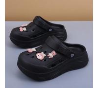 Sandali alla moda da donna con design traforato, nuovi zoccoli con decorazione a ciliegia, piattaforma spessa, senza lacci, antiscivolo, comodi e traspiranti, adatti per uso medico, spiaggia, estate C