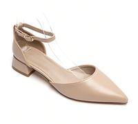 Sandali alla moda e versatili con punta affusolata e tacco basso Caratteristiche principaliCoppa d'OrsayPunto sul punto: effetto allungato per la silhouetteSposa cheville réglable: boucle fine pour ma