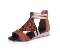 Sandali alla Schiava Bassi a Fascia, Sandali Donna Pantofole Bassi Comode Sandali Piatti Sandali con Supporto ad Arco Infradito da Spiaggia Ciabatte Moda Estiva con Pantofole Casual Antiscivolo