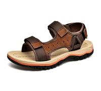 Sandali Antinfortunistiche Uomo,Comodi Sandali Da Uomo Per L'Estate, Perfetti Per Le Uscite Casual E Le Giornate In Spiaggia, Con Design A Punta Aperta E Cinturini, Versatili Per L'Uso Quotidiano.