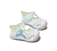 Sandali Bambina 30 - Sandali Traspiranti Leggeri con Punta Chiusa Scarpe Casual per l'uso Quotidiano e per Il Gioco all'aperto comode Calzature per Neonati con Suola Morbida. (Green 3-3.5 Anni)