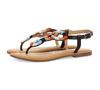 Sandali Bassi con Decorazione di Beads Bianchi per Donna mandaue