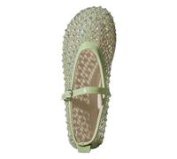 Sandali bassi da donna con strass, sandali Mary Janes, sandali da danza casual, sandali con cinturino sexy, scarpe da spiaggia estive traspiranti scarpe da spiaggia larghe scarpe da passeggio alla
