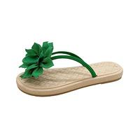Sandali Bassi Donna, Eleganti Sandali Infradito Gioielli Estivi Comodi Sandali Donna Strass Fiore Bohemia Flip Flop Offerte Lampo Estivi Scarpe Casual Open Toe Tacco Piatto Pantofole Spiaggia Sandali