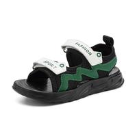 Sandali Bimba 22 Sandaletti - da Ragazzo per Tutti I Giorni All'Aperto Design Resistente Calzature Estive per Bambini Attivi Facili Ed Eleganti Comode (Green 35 Big Kids)