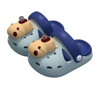 Sandali Bimbo 22 Sandalo - per Bambine con Ciondolo 3D A Forma di Capibara Comode Scarpe Casual da Gioco All'Aperto per Bambini dai 2 Ai 13 Anni Leggere Estive Primaverili E Autunnali (Light Blue 14)