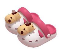 Sandali Bimbo, Sandalo, Sandali per bambine con ciondolo 3D a forma di capibara, comode scarpe casual da gioco all'aperto per bambini dai, leggere, estive, primaverili e autunnali