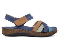 Sandali bio Walk & Fly Mediterraneo 43170 blu in pelle da donna, blu, 40 EU