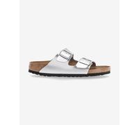 Sandali Birkenstock Arizona Birko-Flor calzata stretta grigio - 37