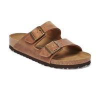 Sandali Birkenstock Arizona Oiled Leather Marron 38 Stretto