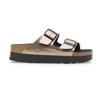 Sandali Birkenstock Arizona PAP Flex Platform Birko-Flor Beige 40 Stretto