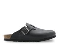 Birkenstock - Boston - Zoccoli unisex neri in pelle oliata-Nero 37
