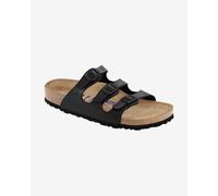 Sandali Birkenstock Florida Soft Footbed Birko-Flor Narrow nero puro marrone - 39