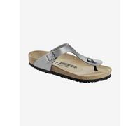 Sandali Birkenstock Gizeh Birko-Flor argentato donna - 41