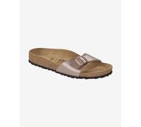 Birkenstock - Women's Madrid BF Metallic - Sandali da trekking EU 42 - Narrow marrone/beige