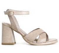 Sandali CafèNoir LM1042 scarpe donna in pelle grigio pietra