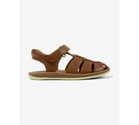 Camper Bicho 80177, Sandalo con cinturino a T Unisex - Bambini e ragazzi, Marrone medio 078, 27 EU