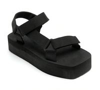 Sandali casual da donna con suola spessa e cinturini regolabili CaratteristicheDesign con semi di épaisse per uno stile distintivoBraccialetti regolabili per una buona manutenzioneConcezione adattata 